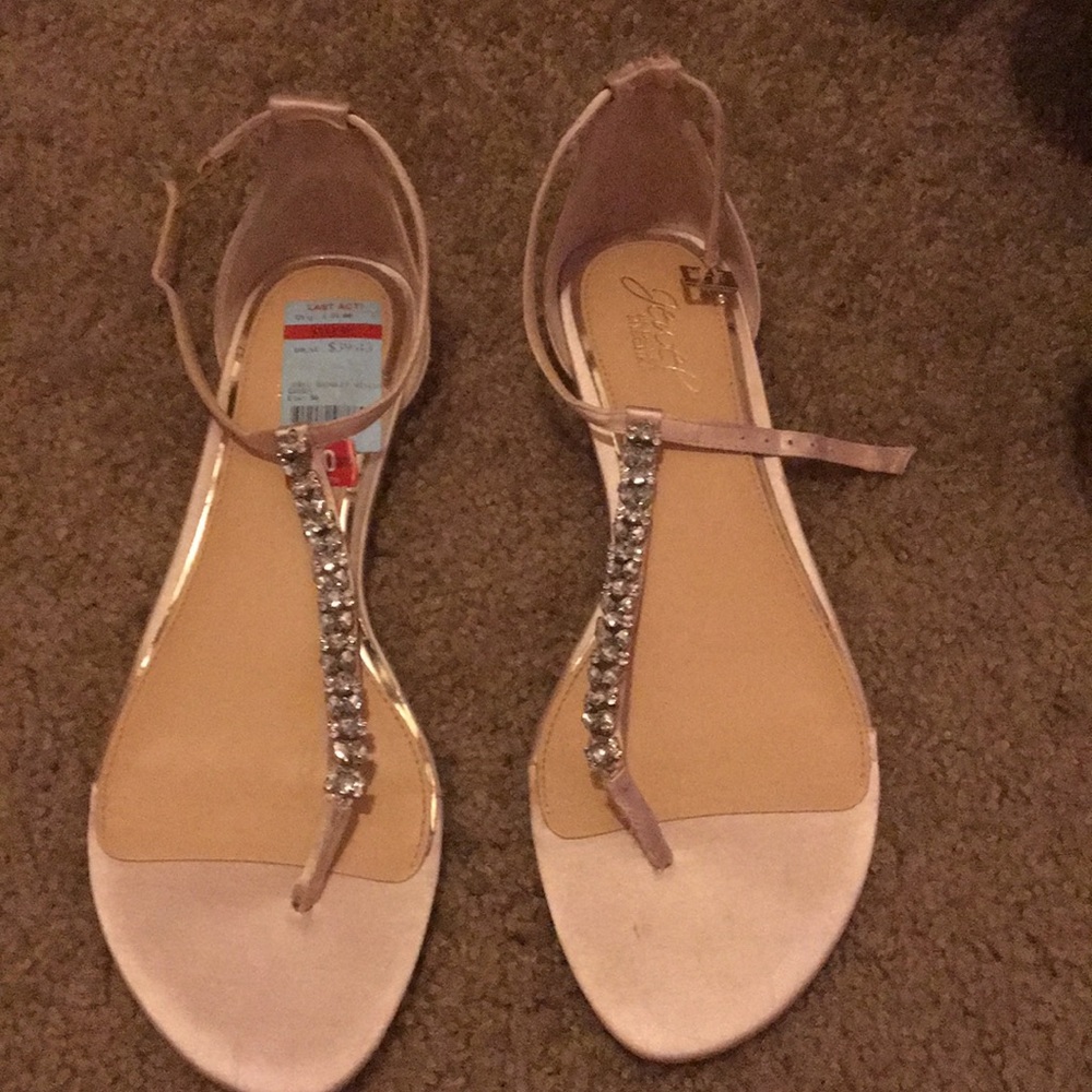 NWT Badgley mischka flats size 10